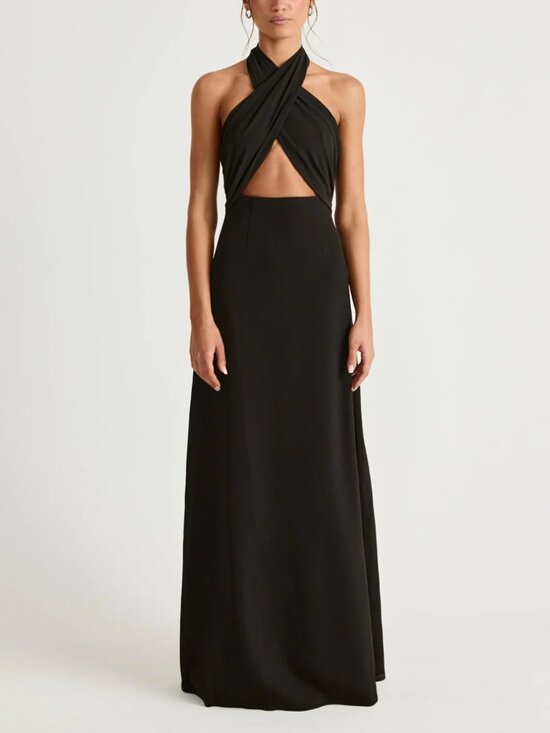 Charcoal Dresses & Skirts - Sara Maxi Dress (Black) Charcoal Clothing